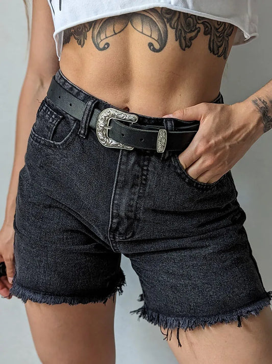 Streamgirl Blue Women's Denim Shorts Summer High Waist Casual Chic Loose Jean Shorts For Women Summer 2026 Denim Short Femme