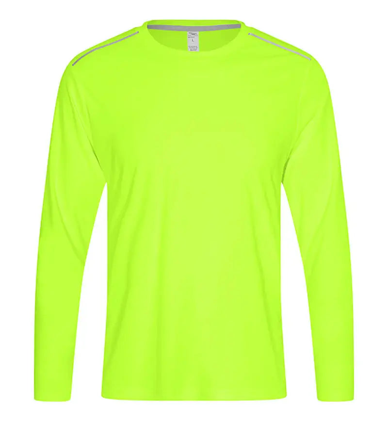 High Quality Spandex Men Women Kids Running Long Sleeve T-Shirt Quick Dry Gym Fitness Shirt Training Exercise Clothes Sports Top