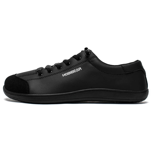 Barefoot Shoes Unisex Wide Toe Artificial Leather Sneakers Zero Drop Slip On Outdoor Lightweight Comfortable Shoes