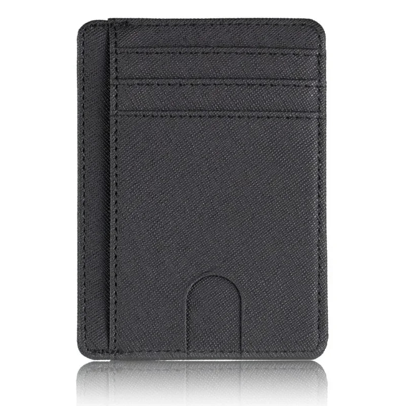 Blocking Wallet Business Card Cover for Case Super Thin Men Leather Credit Card Holder Card Travel Wallet Minimalist Wallet
