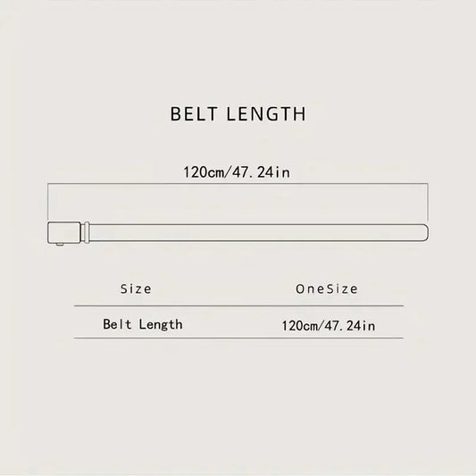 Men's Business Belt Smooth Buckle Leisure Belt Jeans Belt Suit Pants Belt