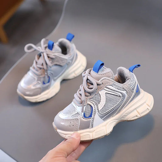 Children's Sports Casual Shoes for Boys and Girls Breathable Mesh Running Shoes Kids Basketball Shoes Lightweight Comfortable