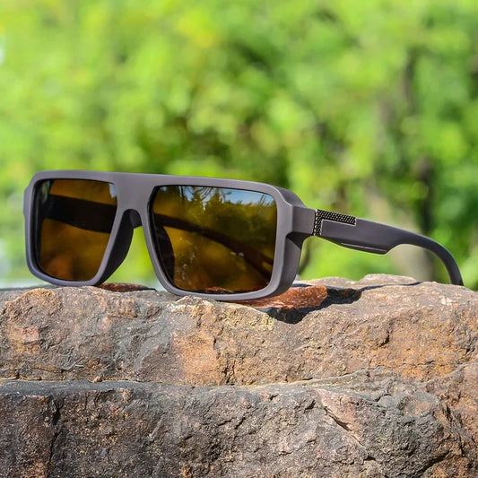 Classic Square Polarized Sunglasses for Men Women Fashion Sports Sunglasses Male Vintage Outdoor Driving Fishing Shades