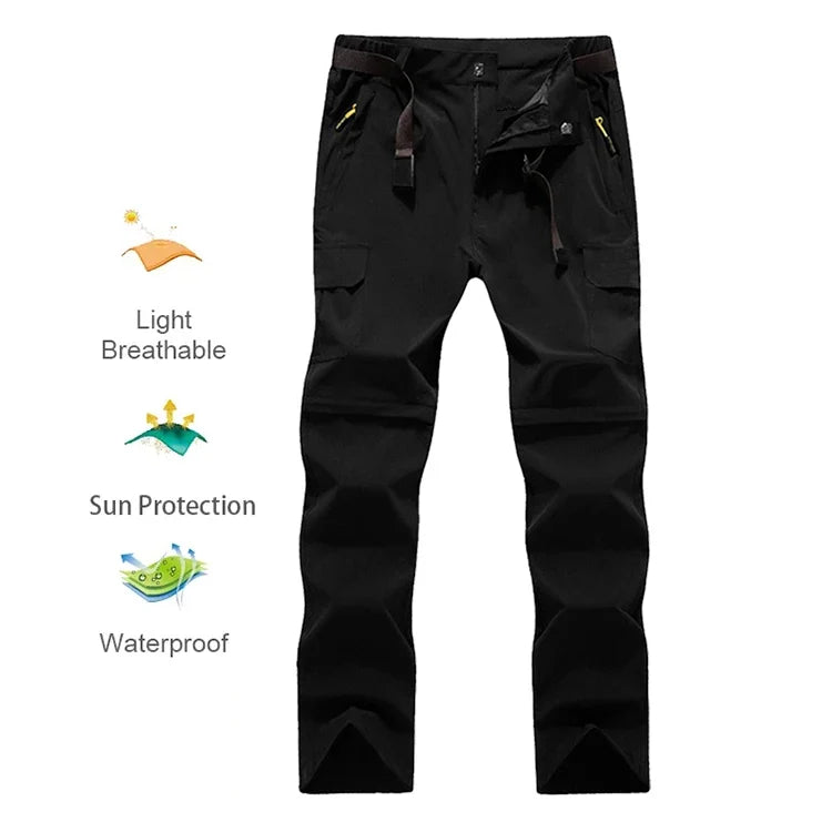 Lover's Hiking Pants Trekking Convertible Lightweight Quick Dry Separable Outdoor Travel Camping Safari Travel Pants