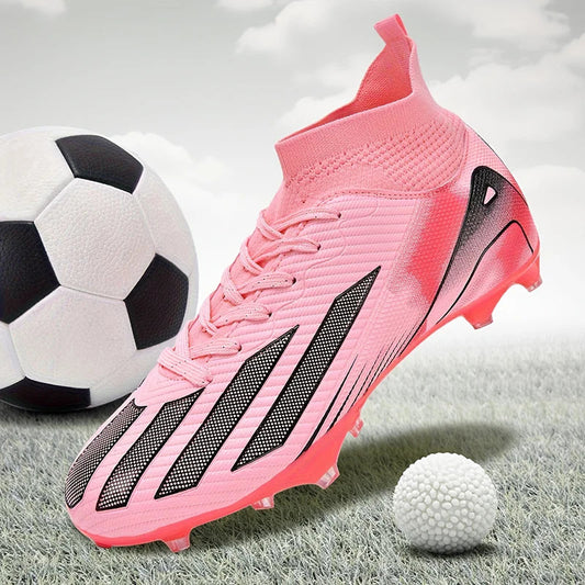 New Men Football Boots Cleats Boys Ultralight Sport Soccer Shoes Adult Professional Non-Slip Comfortable Training Match Grass