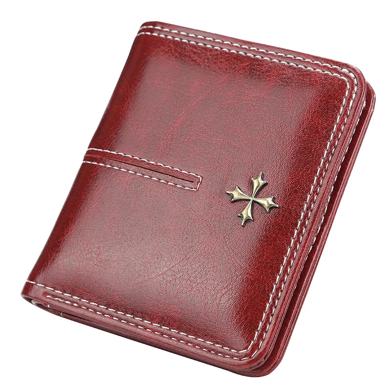 Nouveau Mini Portefeuille Femme Mince Mode Féminine Petits Portefeuilles Fermeture Éclair Cuir PU Qualité Porte-Monnaie Femme Porte-Cartes