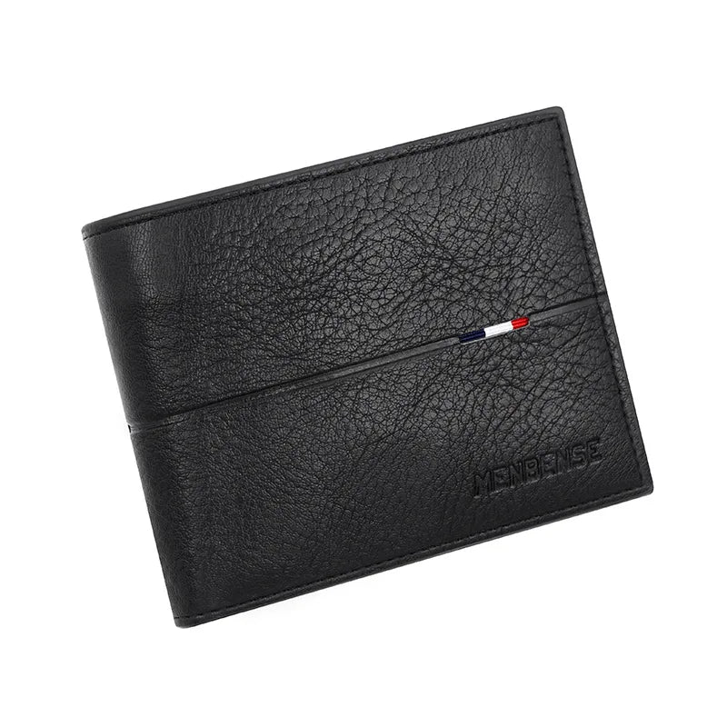 Men's Wallet Large Capacity Multi-Function Short Wallet Multi-slot Zipper Coin ID Credit Card Holder Men's Wallet Purse