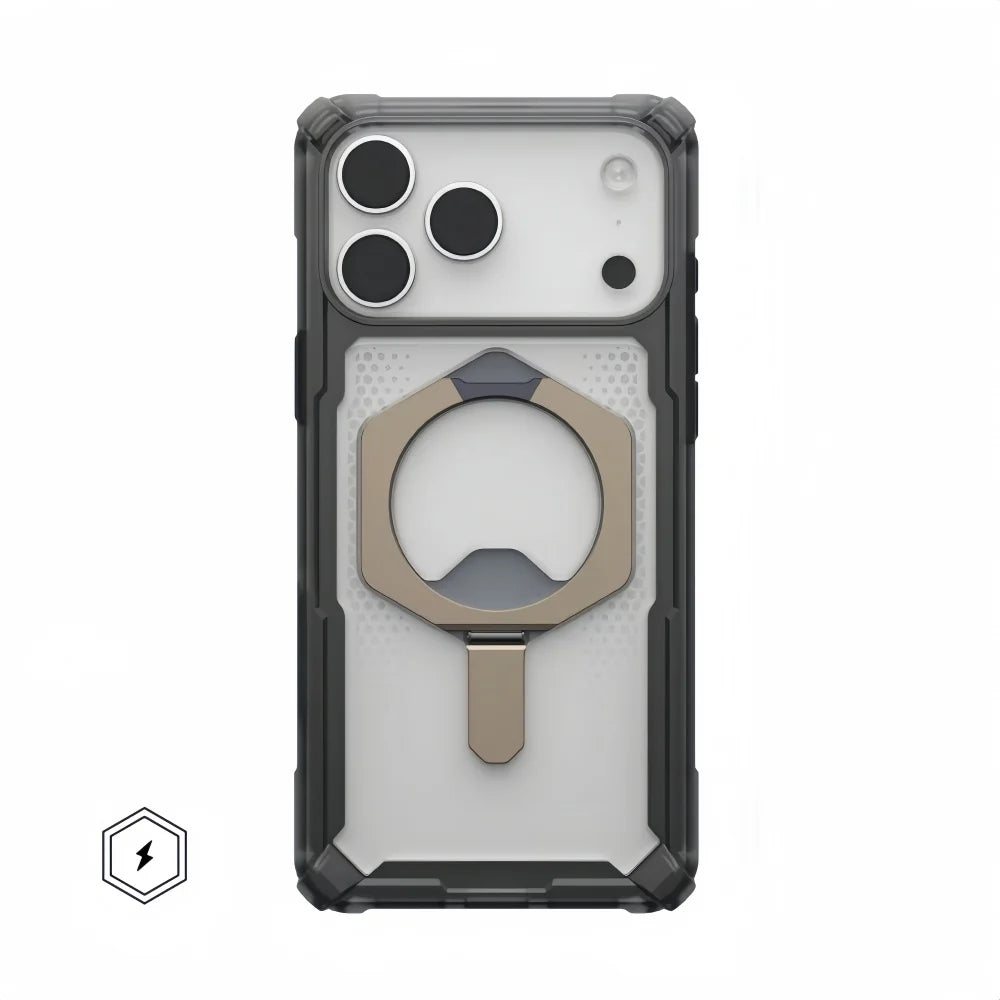 Plasma Kickstand Phone Case For Iphone 17 Pro Max Air 16 15 14 13 12 Shockproof Armor Magnetic MagSafe Stand Protective Cover