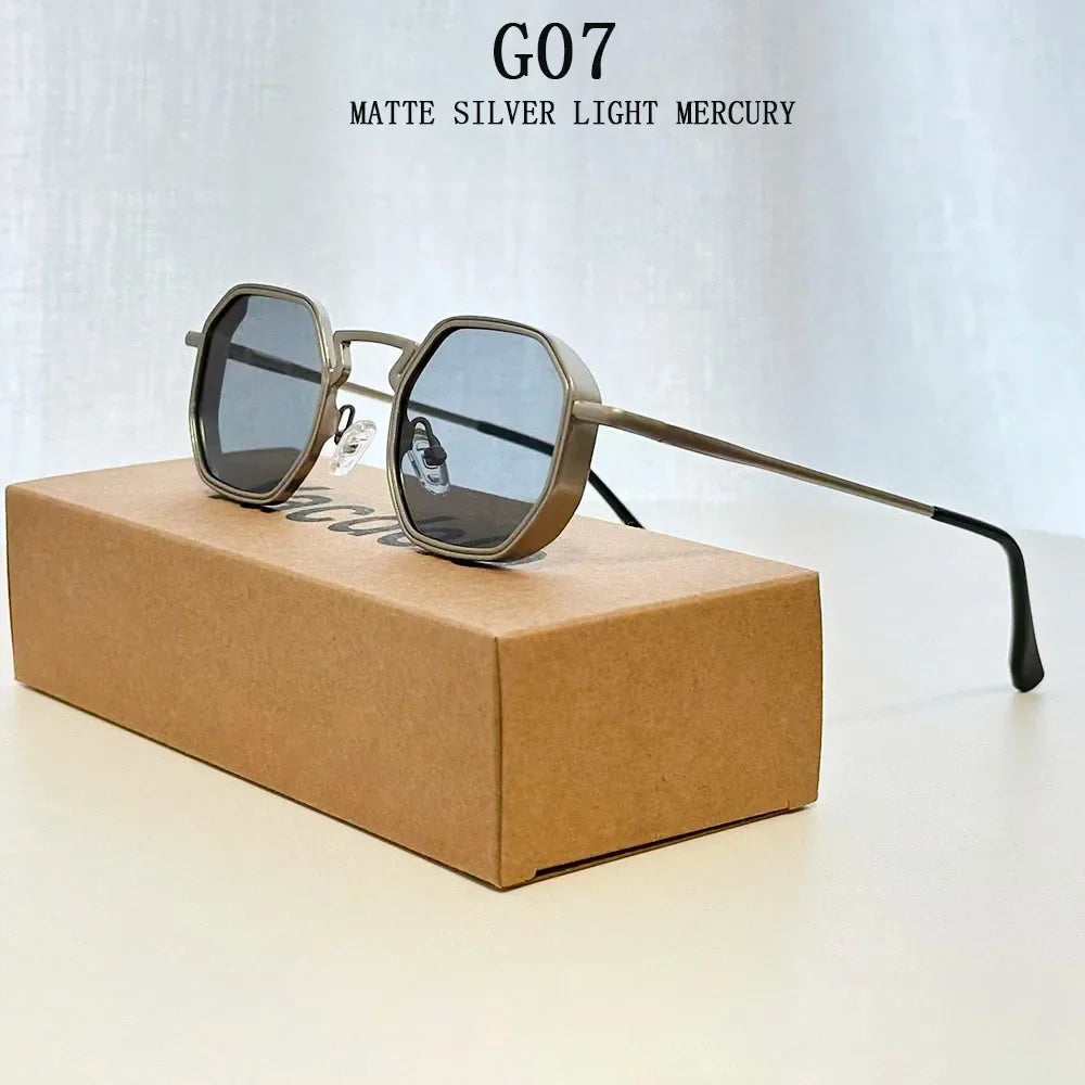 Steampunk Sunglass Men 2025 Square Sunglasses Women Trendy And Fashionable Vintage Fashion Glasses Gafas De Sol Hombre Zonnebril