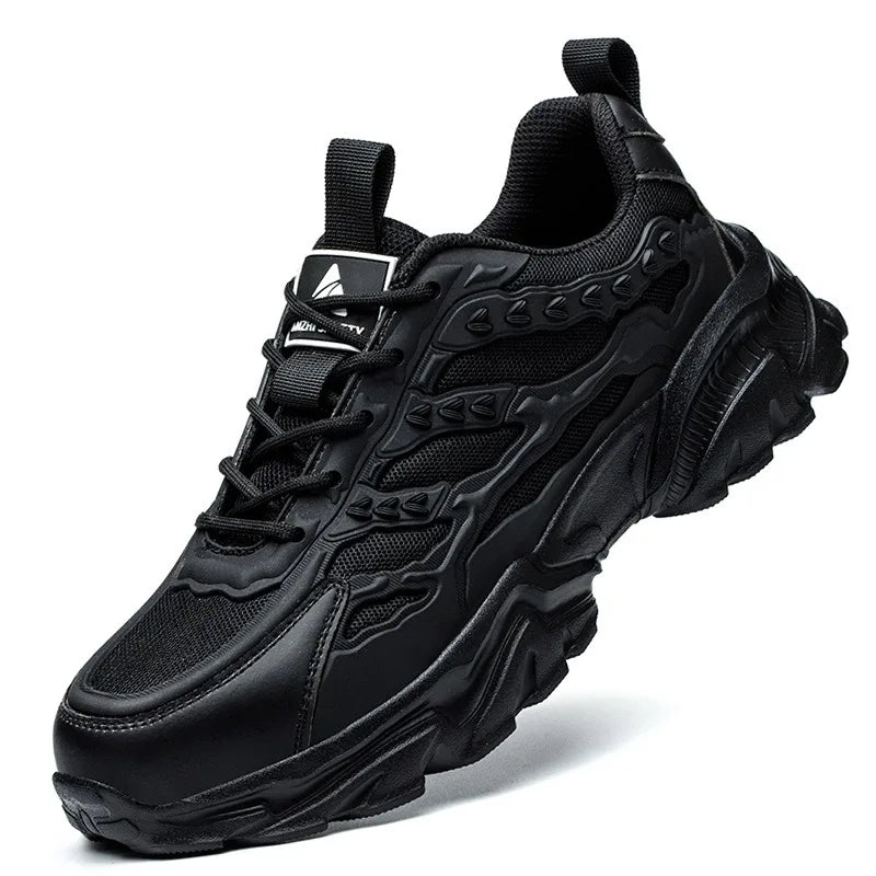 summer breathable safety shoes lightweight work shoes for men women working boots with plastic toe insulation 6KV work sneakers