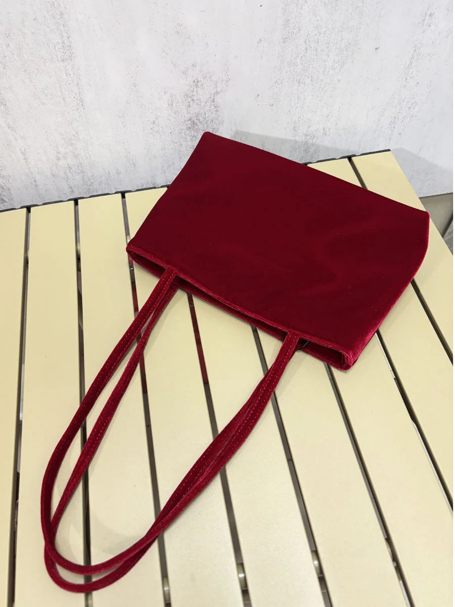 Luxury Silk Women's Shoulder Bag Square Underarm Handbag Contrasting Color Macaron Commuter Tote by Famous Brand