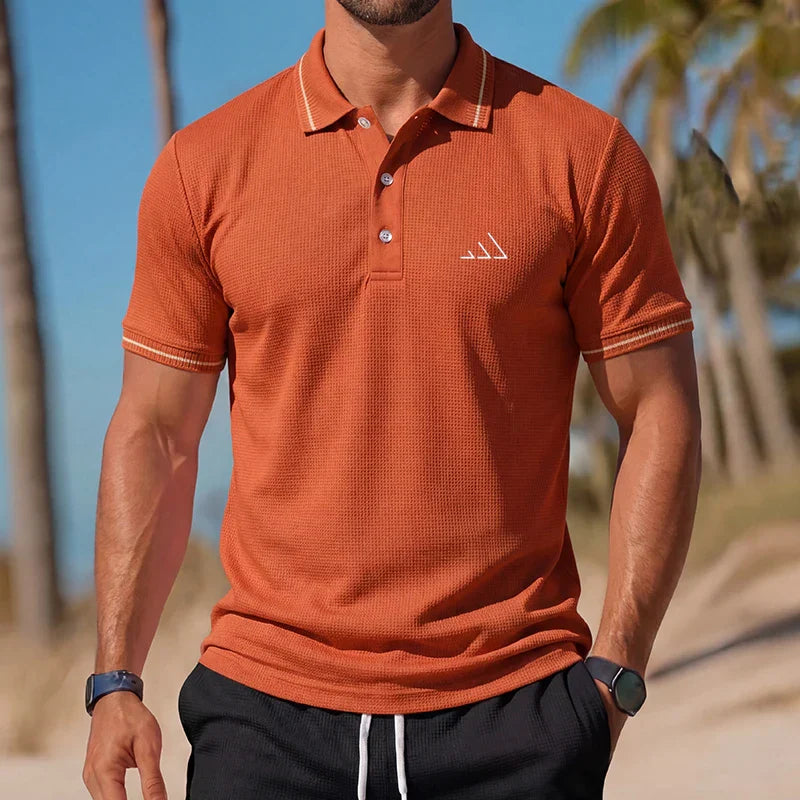 Men's Casual Polo Shirt Summer Streetwear Short Sleeve Business Casual Tops Quick-Drying Breathable Clothing POLO Shirt