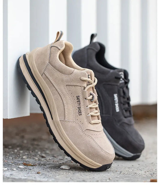 safety autumn shoes breathable work shoes anti stab work sneakers with steel toe indestructible shoes anti smashing safety shoes