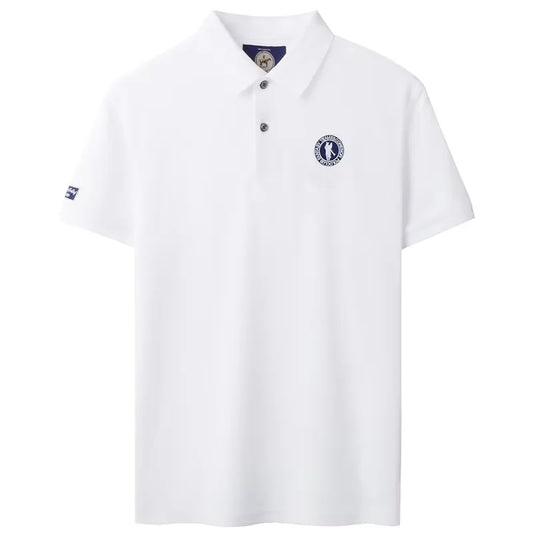 Luxury brand badge embroidery polo shirt short sleeve men's summer top fashionable breathable lightweight comfort casual T-shirt