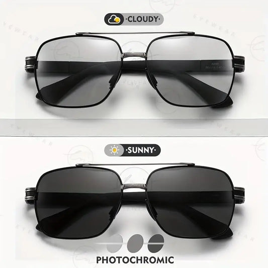 Brand Design Square Polarized Sunglasses Man Photochromic Sun Glasses Woman Anti-glare Driving Goggles Oculos zonnebril heren