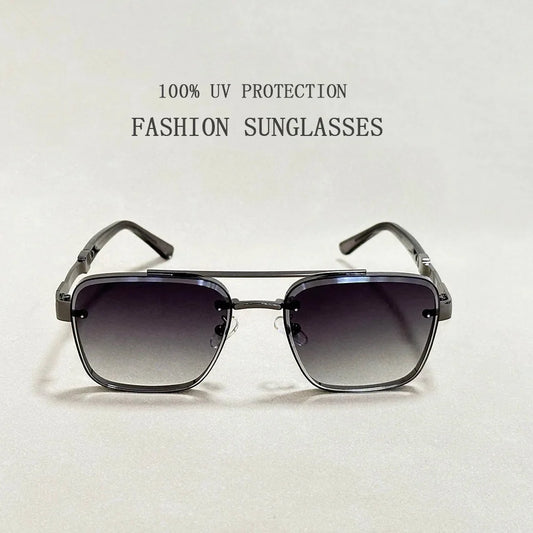 New Sunglasses For Men Luxury Fashion Glasses Sunscreen Square Sunglasses Women Trendy Vintage Gafas De Sol Hombre Zonnebril Su