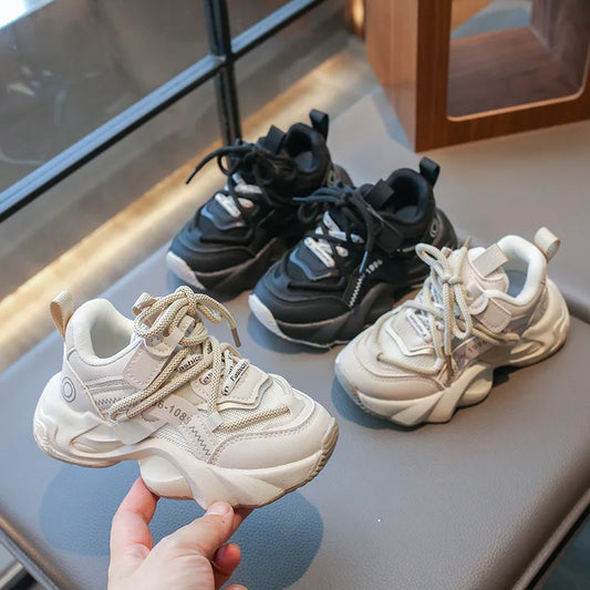 Children's Autumn Versatile Sports Shoes Fashion Causal School Kids Running Sneakers Breathable Non-slip Boy Girl Leisure Shoes