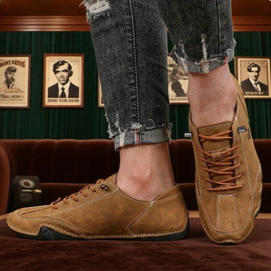 Ankle Boots for Men Fashionable Stitching Lightweight Comfortable Casual Walking Shoes Breathable Tennis Outdoor Driving Shoes