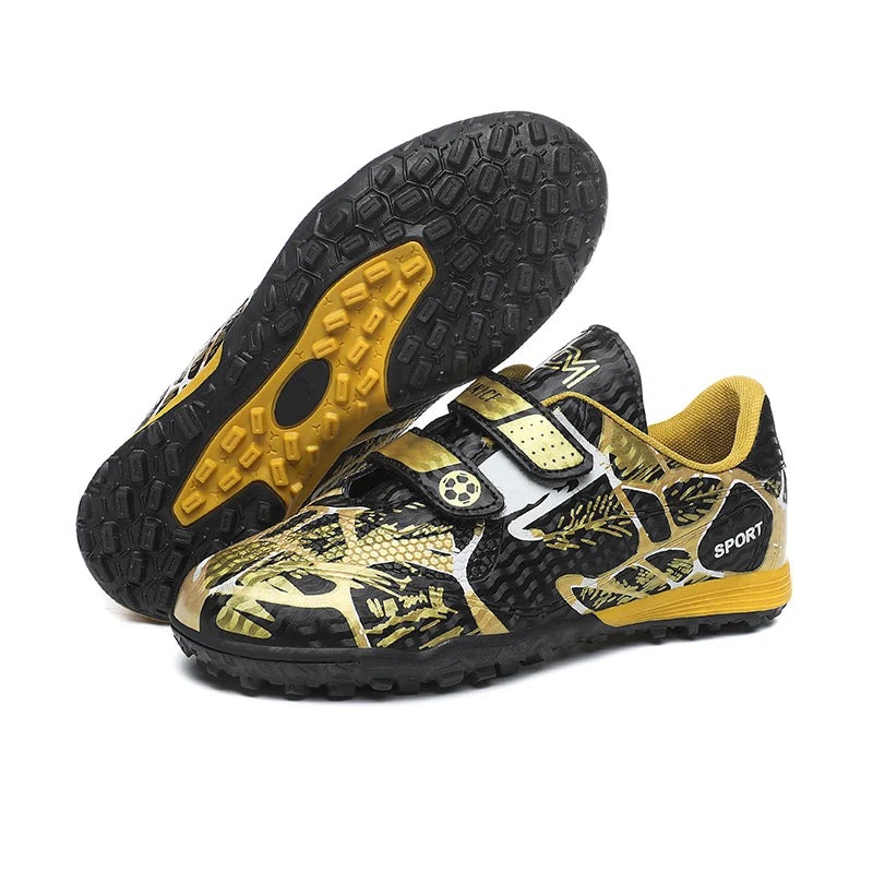 Professional Football Shoes Kids Futsal Sneakers Outdoor Low-cut Soccer Shoes Boys Lightweight Non-slip Children's Sports Shoes