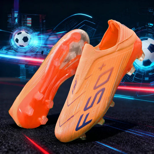 New Men Sneakers Match Grass Cleats High-quality Soccer Shoes Futsal Football Boots Non-Slip Indoor Hot-selling High-top Outdoor