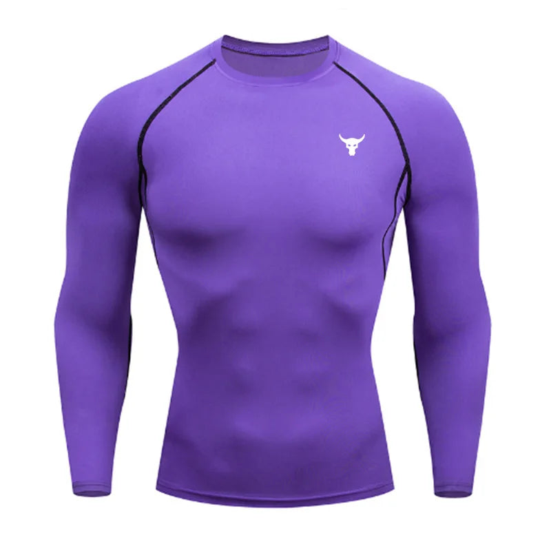 Men and women quick drying sportswear T-shirts long sleeved tight fitting clothes comfortable and breathable running clothes