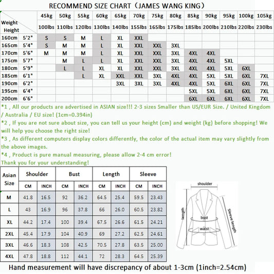 Men's Stylish Handsome Solid Color Suit Two-Piece Set M-4XL High Quality Formal Casual Banquet Fit Trousers Included