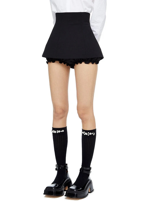 Summer New Women Solid Color Sexy Skirts Bottoming Design Harajuku Y2k Mini Skirts A-line Vintage Streetwear 2023 Gyaru Fashion