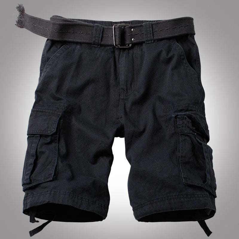 Camouflage Shorts Male Military Clothing Style Army High Quality Mens Cargo Shorts Cotton Multi Pockets Breeches Bermuda Cargo