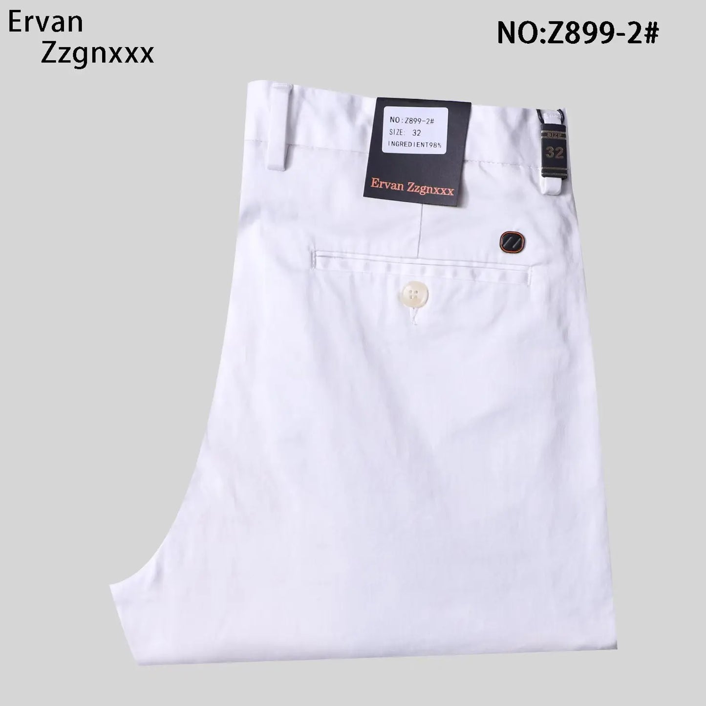 97% Cotton Straight Casual Pants Business formal Black Blue Stretch Mens Trousers Khaki Brown Mens Pants