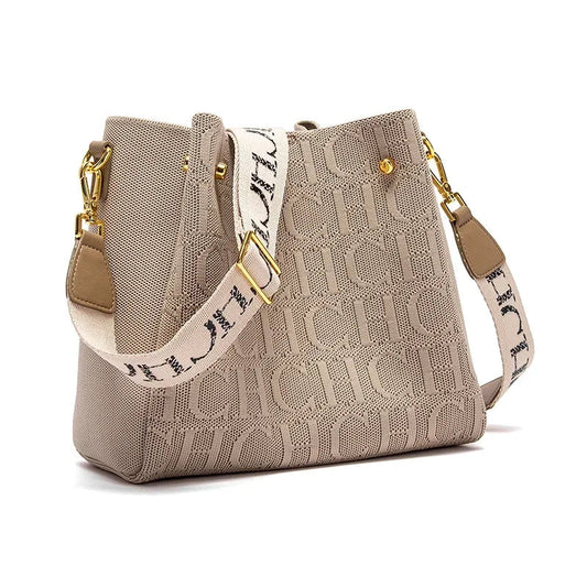 Classic Retro New Solid Color Letter Design Women's Shoulder Bag Fashion Party Multifunctional Occasion Handbag