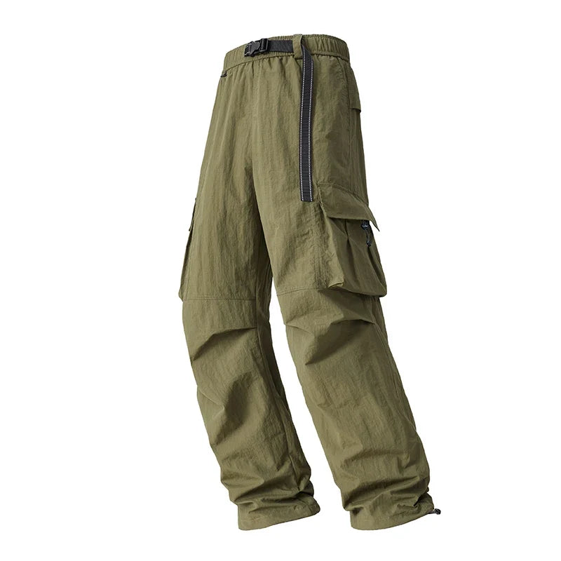 Outdoor Hiking Pants Male Waterproof Wear-Resistant Trekking Paratrooper Trousers Autumn Breathable Mountaineering Cargo Pants