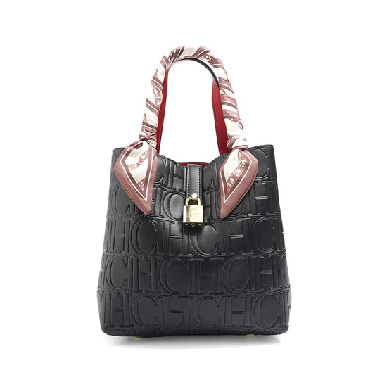 High Quality Women's Shoulder Bag 2026 New Luxury Design PU Leather with Silk Scarf Fashion Crossbody Bag