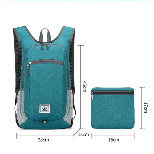 Portable Foldable Backpack,Men Women Ultralight Folding Bag,Outdoor Climbing Cycling Hiking Knapsack Travel Daypack