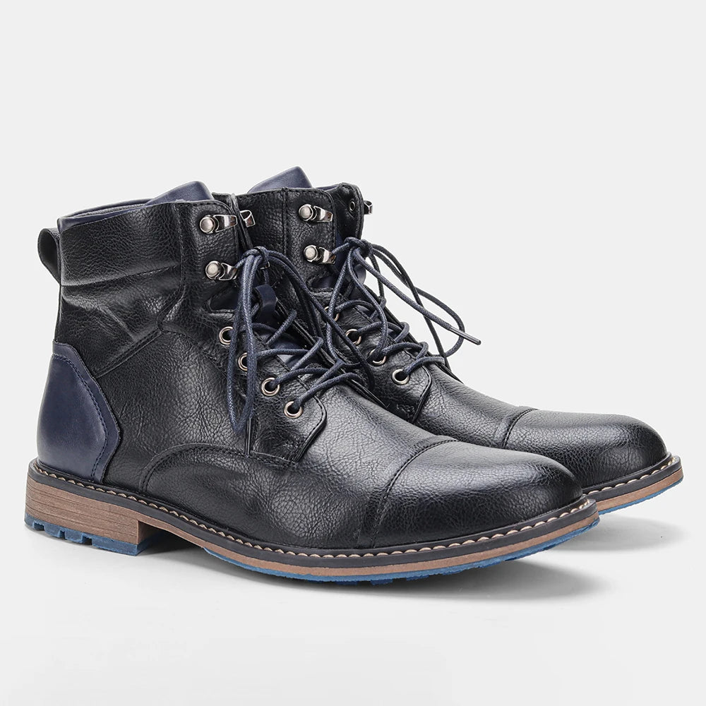 Size 8~13 Men Boots Fashion Brand Comfortable Ankle Boots For Men