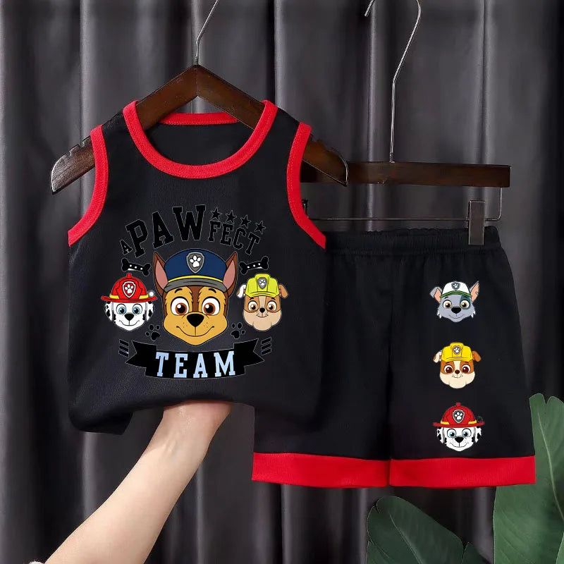 Boys Basketball Clothes Sets Summer Kids Casual Vest and Shorts Two Piece Suit Breathable Comfy Mesh Child Outfits