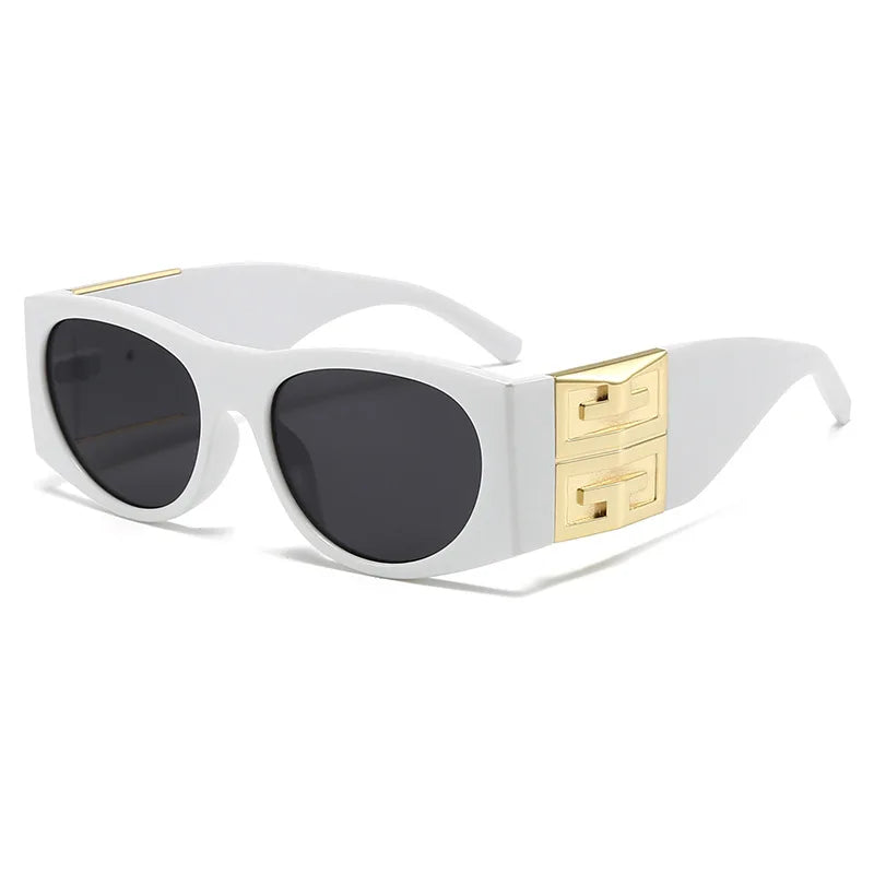 2025 Luxury Designer UV400 Large Frame Sunglasses Women Men New Trendy Sun Glasses Ladies Vintage Cool Gafas De Sol Eyeglasses