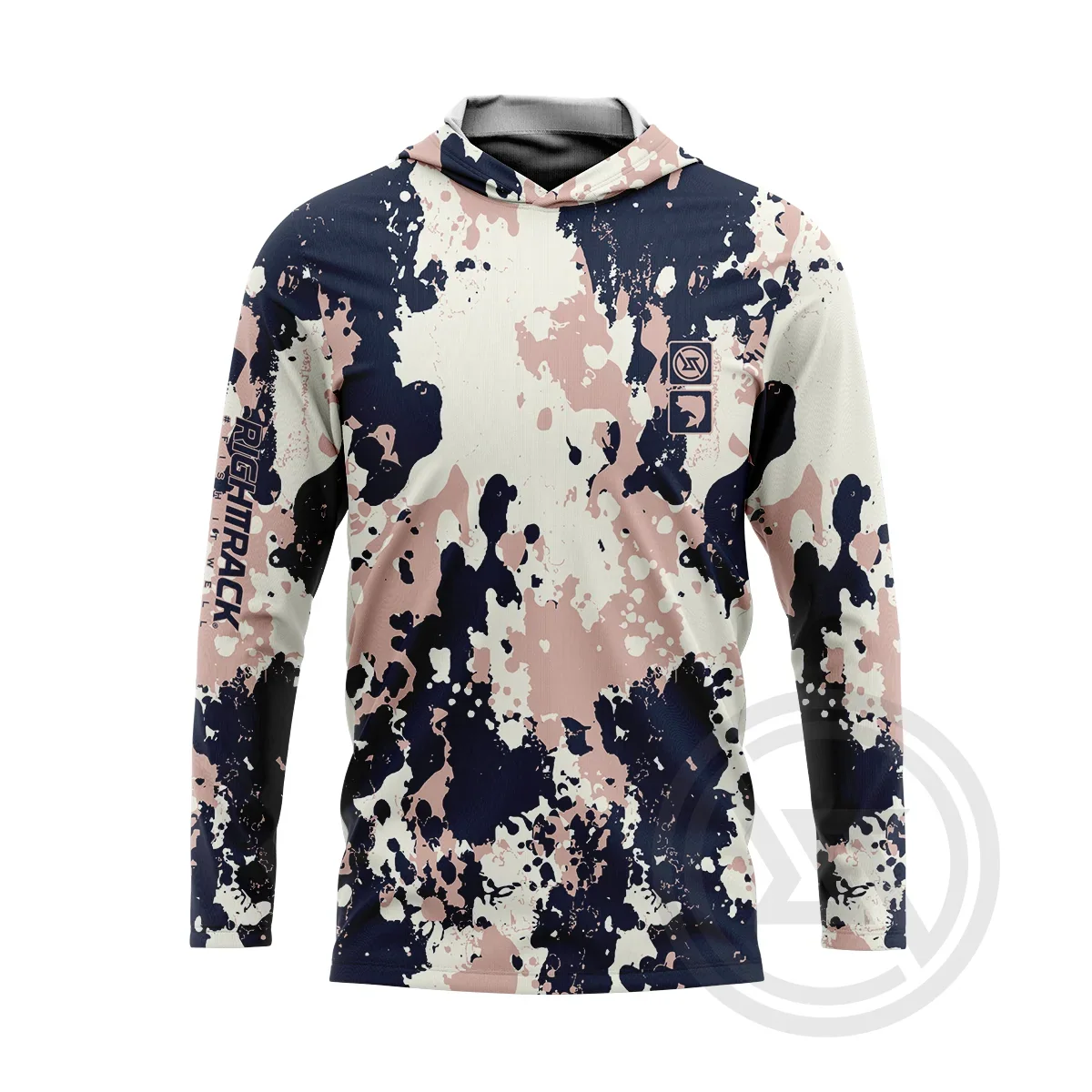 RT Camo Hoody Fishing Shirts Summer Outdoor Long Sleeve Mesh UPF Sunscreen Gear Angling Clothing