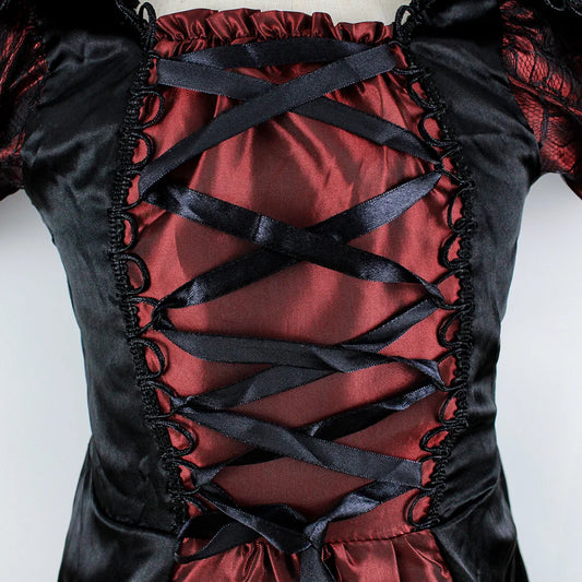European and American Vintage Ball Gown Princess The Middle Age Upper Class Frock Girls Halloween Vampire Cosplay Costume Dress