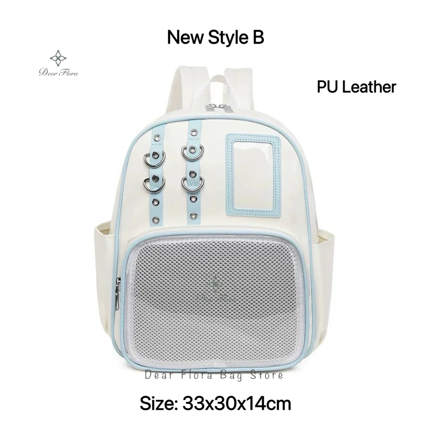 Cute Mini Backpack Women Kawaii Ita Bag Sweet Girl Transparent Rucksack DIY Personality Display Knapsack Lolita Shoulder Bag