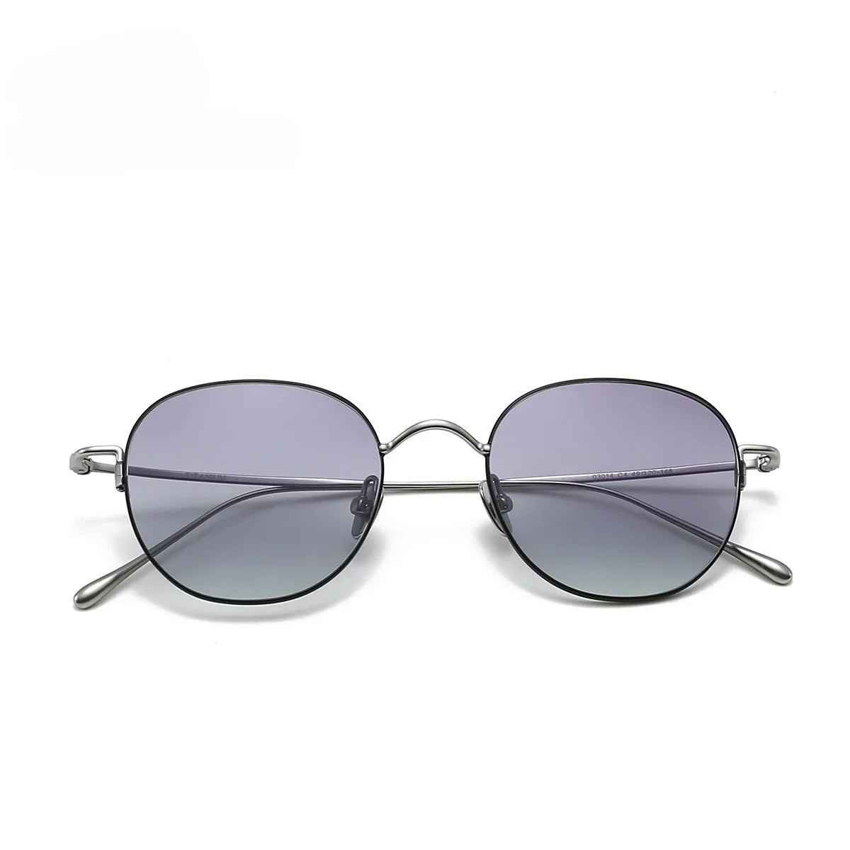 Pure Titanium Ultra Light Round Women Sunglasses Fashion Outdoor Sports UV400 Men Sunglasses Can Be Paired Prescription Lenses