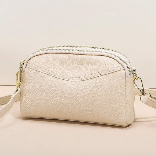 100% cowhide Womens New Korean Fashion Ladies Shoulder Bag Trend Handbags Retro Designer Luxury Female Totes Handbag for Girls