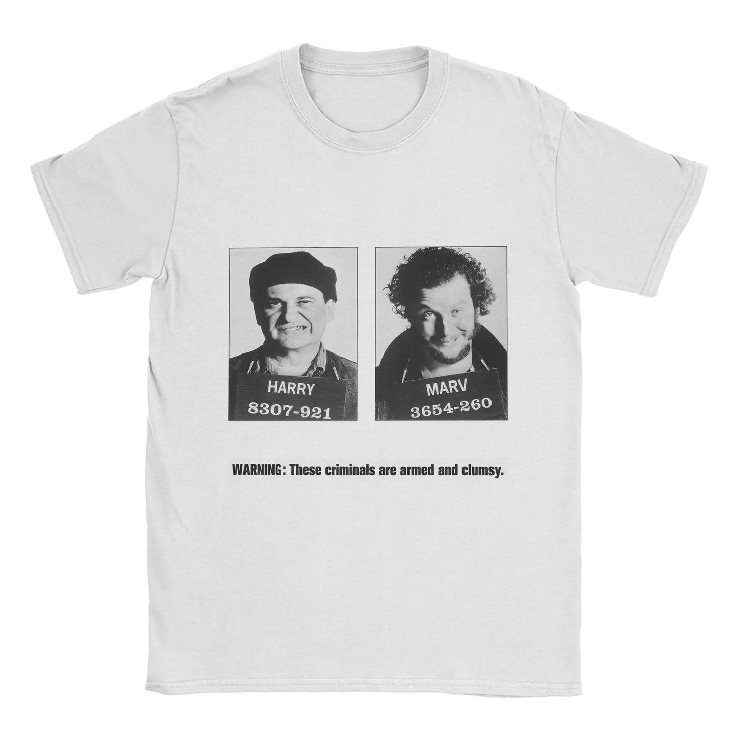 Home Alone Wet Bandits T-Shirt for Men Vintage Pure Cotton Tee Shirt Crew Neck Short Sleeve T Shirt Printed Tops