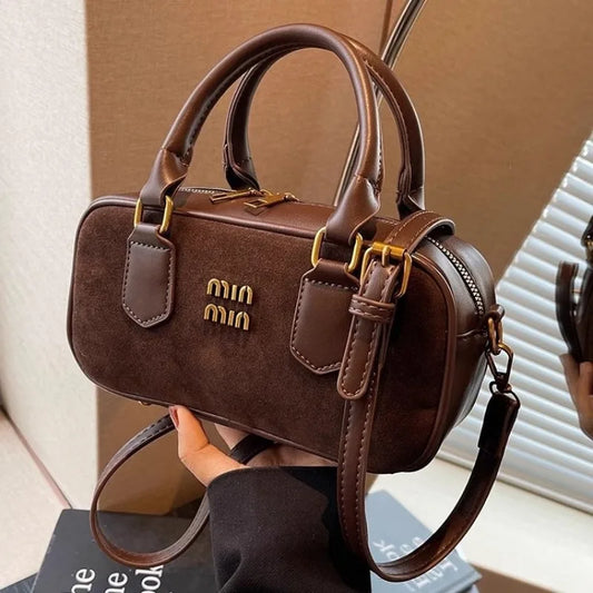New Bowling Bag Women's Large-capacity Bag Fashionable Portable Messenger Bag