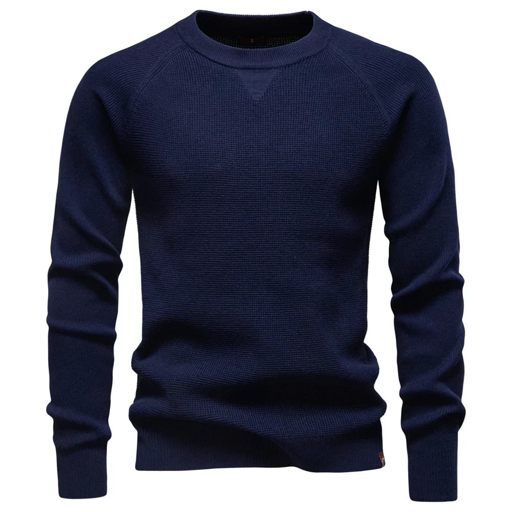 Raglan Sleeve Polo Shirt Men Henley Collar Solid Color Long Sleeve Heavyweight Cotton Business Casual Autumn Winter