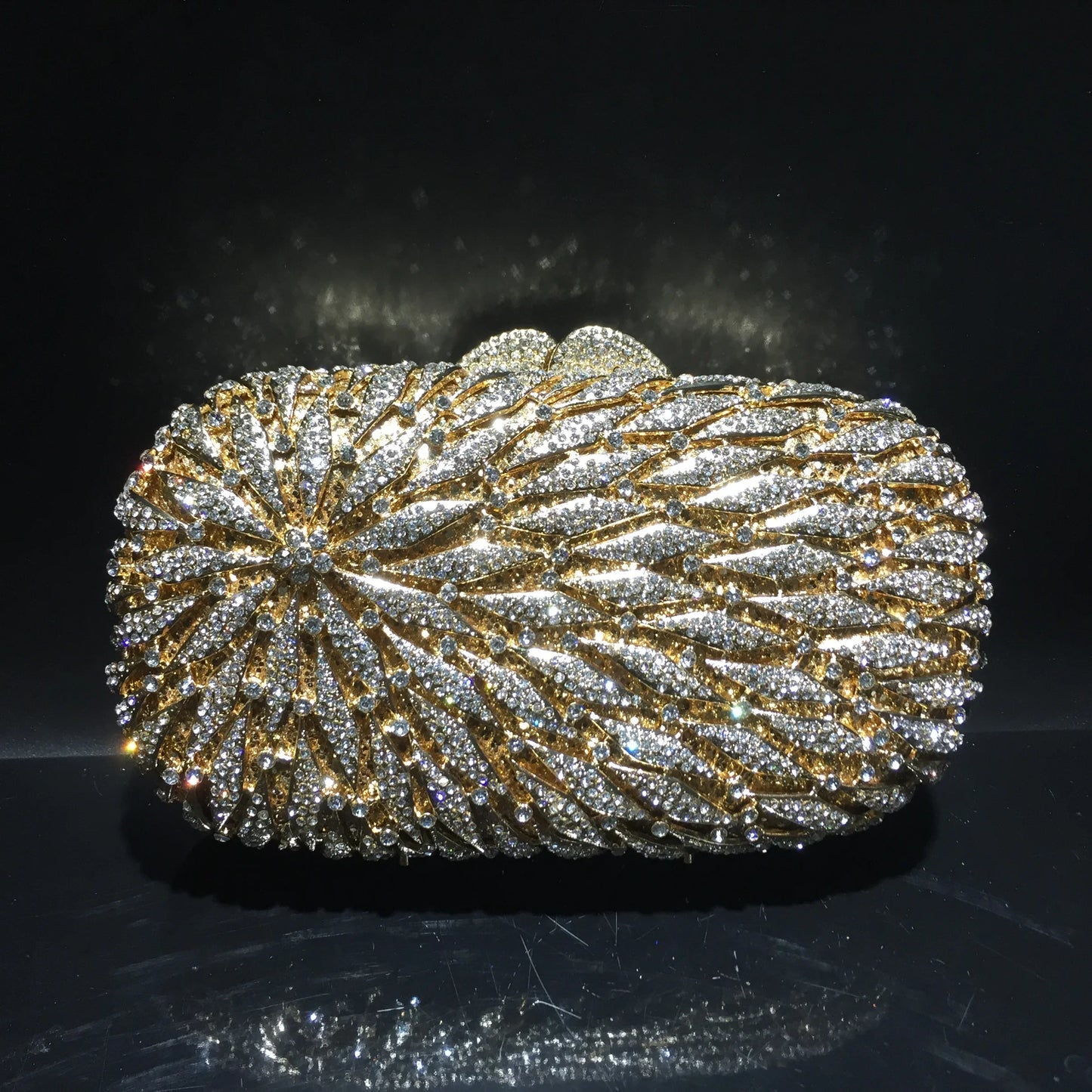 Hot Sale Shiny Diamond Luxury Prom Party Fashion Portable Handbag Women Evening Clutch Bag