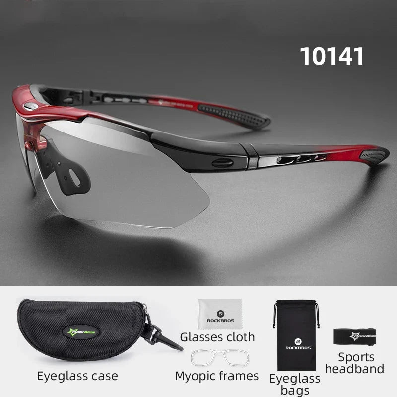 Bicycle Glasses Polarized Bike Sports Sunglasses Photochromic Men Women UV400 MTB Road Bike Goggles Outdoor Eyewear
