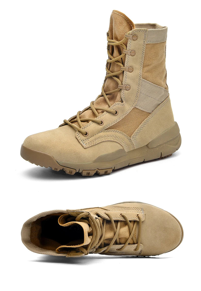Men Tactical Boots Casual Ankle Waterproof Climbing Shoes Brand Size Boot Free Shipping Outdoor Plus Hiking Shoes