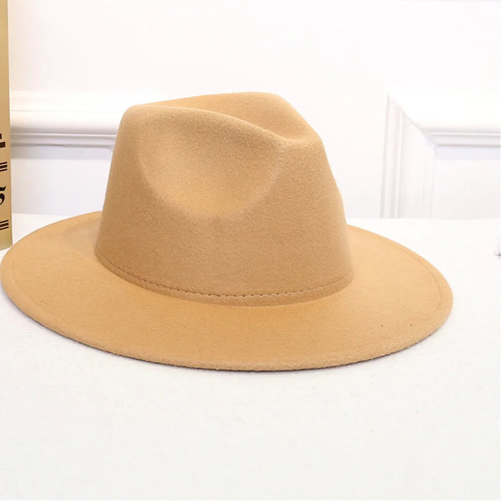 Women Fedora Hat Autumn Winter Luxury Men Top Hats Trendy Formal Wedding Decorate Black Green Panama Cap New Sombreros De Mujer