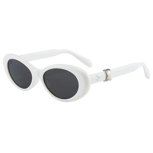 Vintage Oval Sunglasses NEW Women Luxury Brand Designer Small Oval Sun Glasses Retro Fashion Shades Men Eyegalsses Gafas De Sol