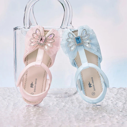 Girls Sandals Summer Children Soft Cool Shoes Fashion Crystal Princess Sweet Party Non-slip Outdoors Sandal DB2261153
